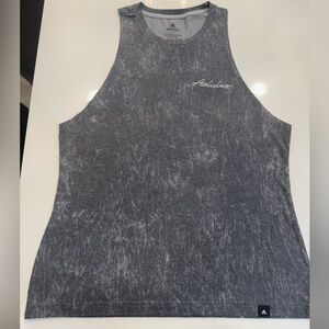 Adidas Gray Heathered Tank/Muscle Top
